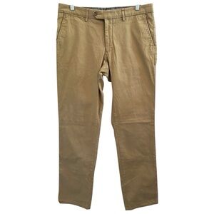 Ballin Men's Flat Front Modern Fit Chino Tan Pants  Sz‎ 33